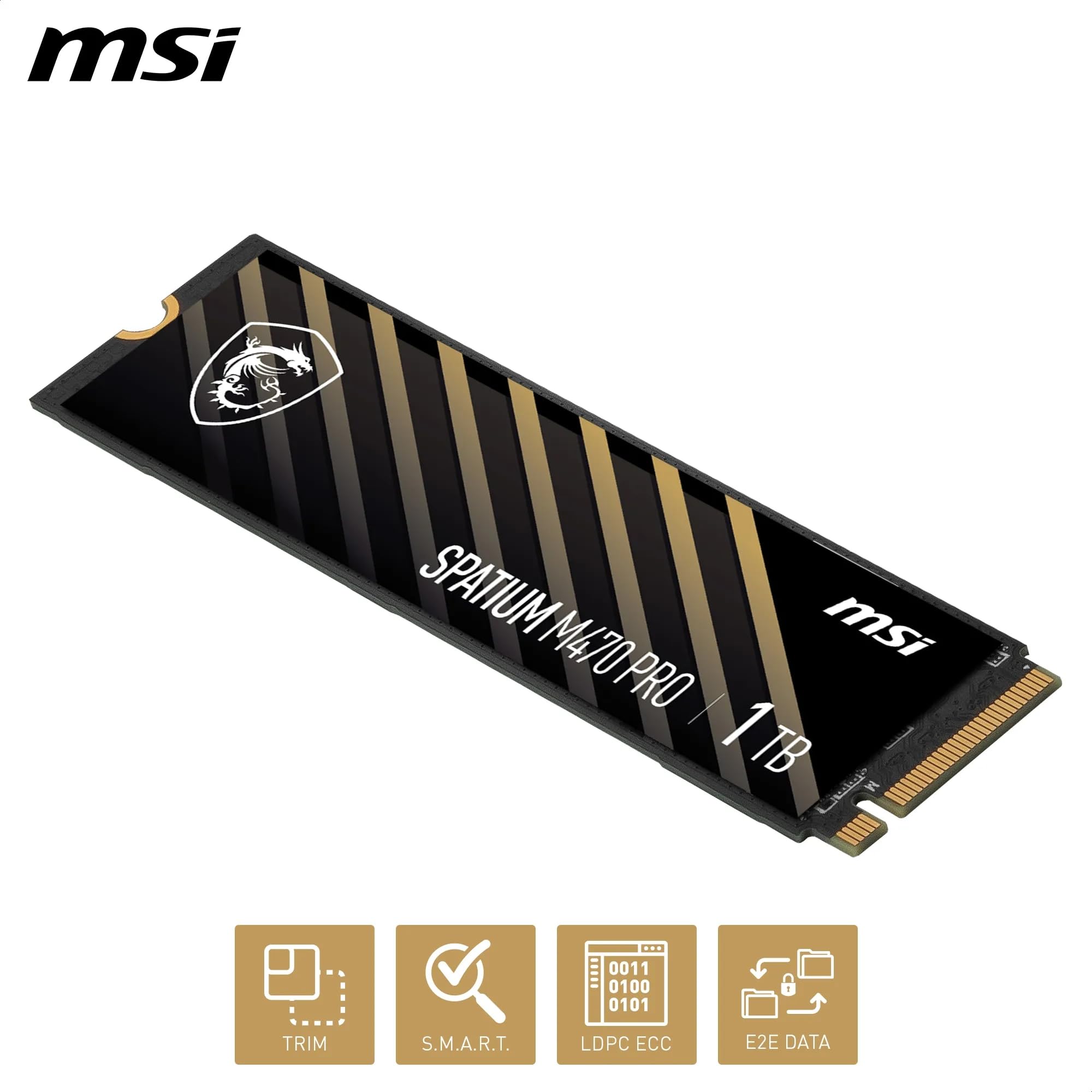 Amazon.com: MSI SSD SPATIUM M470 PRO PCIE 4.0 NVME M.2 1TB R:6000